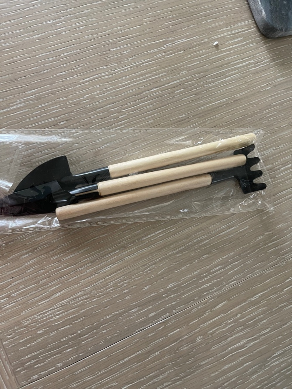 Mini Garden Tool Set with Wood Handles